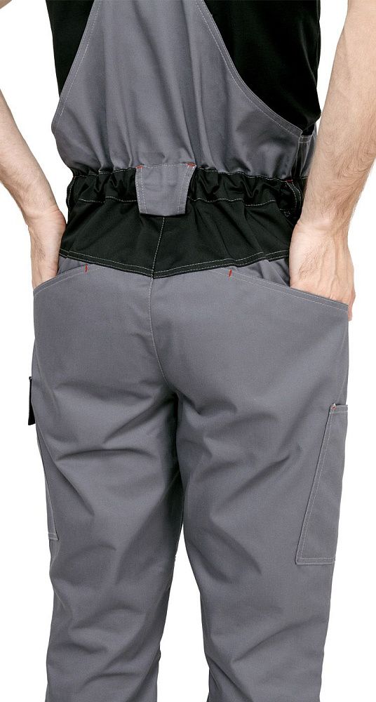 Костюм мужской рабочий летний Гудзон NEW с пк серый-черный