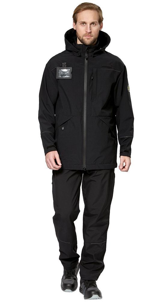 Куртка-софтшелл мужская демисезонная Геолэндер черная